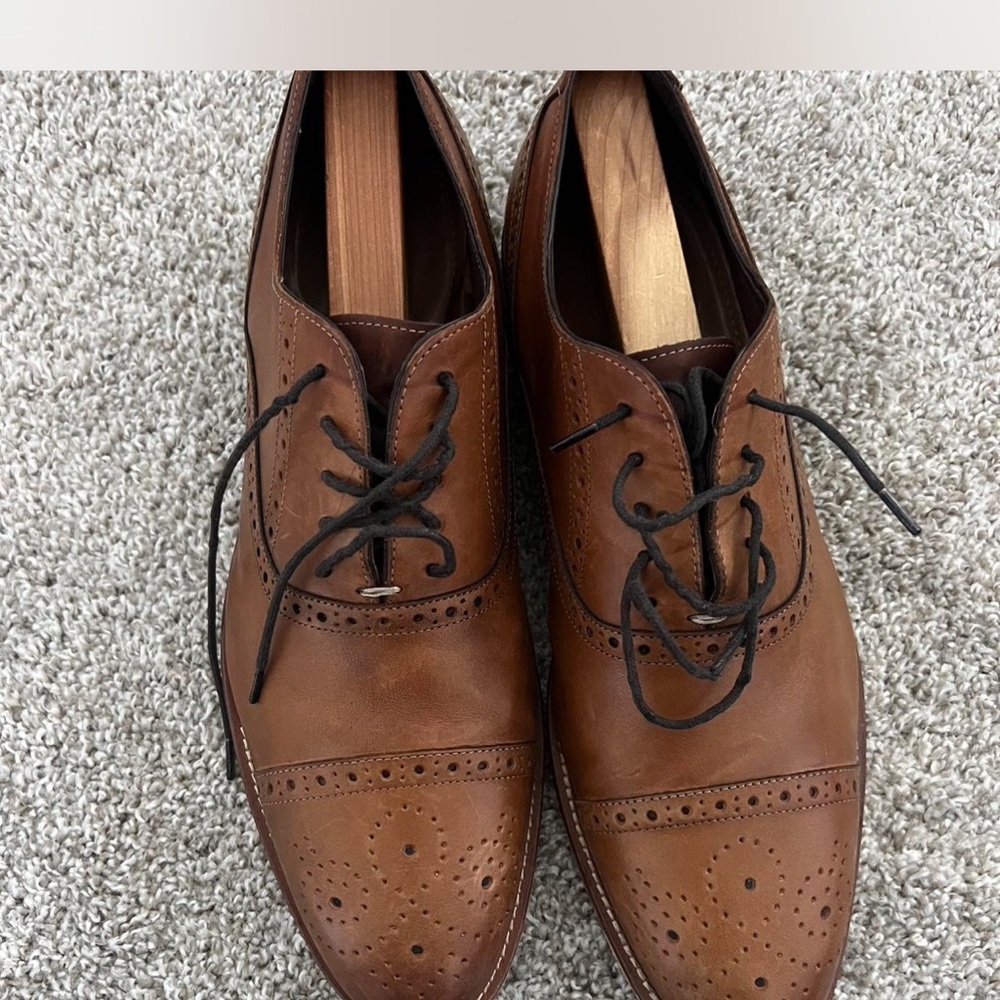 Johnston & Murphy Brown Leather Oxfords